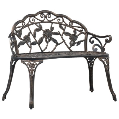 Bistro bench, bronze color,...