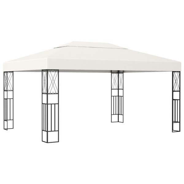 Gazebo, cream color, 3x4m, fabric