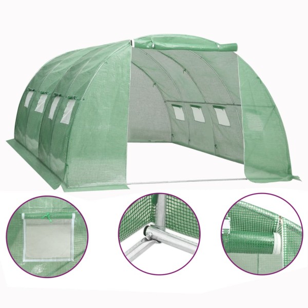 Greenhouse, 4x4x2m, 16m²