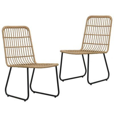 Garden chairs, 2 pcs., oak...