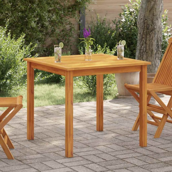 Garden table, 85x85x74cm, solid acacia wood