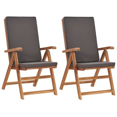 Reclining garden chairs...
