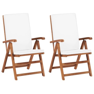 Reclining garden chairs...