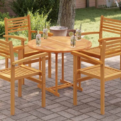 Tabletop, 90cm, solid teak...