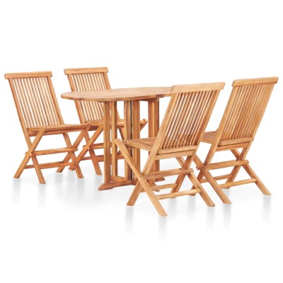 Folding dining set, 5...