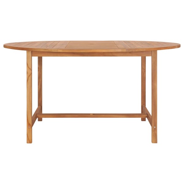 Garden table, 150x76cm, solid teak wood