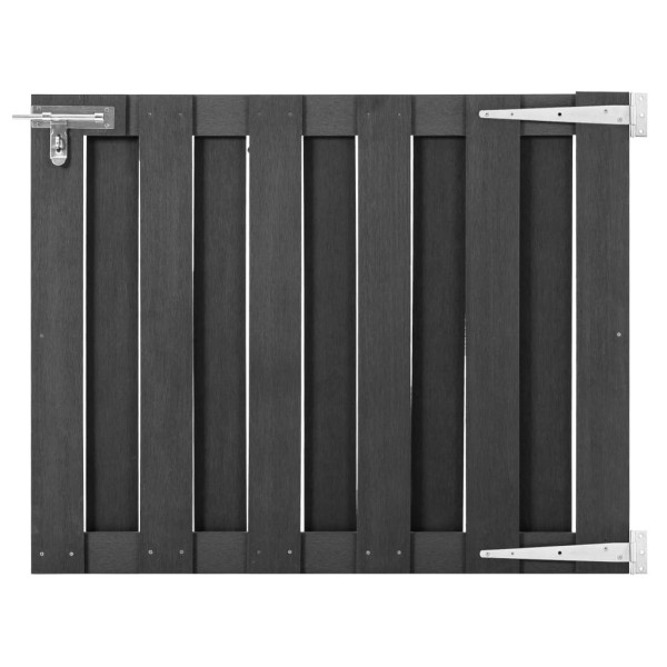Garden gate, gray, 100x80cm, WPC
