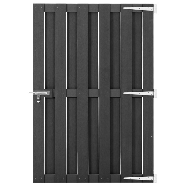 Garden gate, gray, 100x150cm, WPC