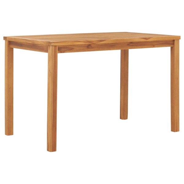 Garden dining table, 120x70x77cm, solid teak wood