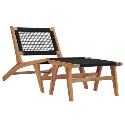Sun lounger with footrest,...