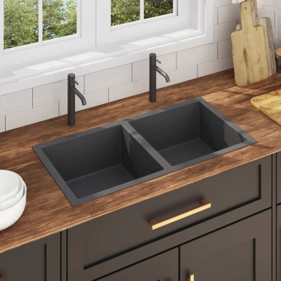 Kitchen sink, black,...