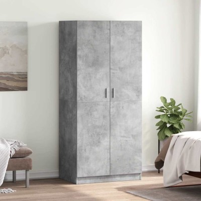 Wardrobe, concrete grey,...