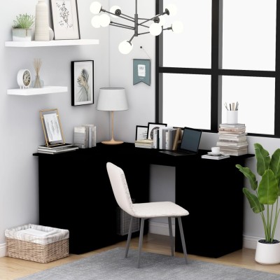 Corner desk, black,...