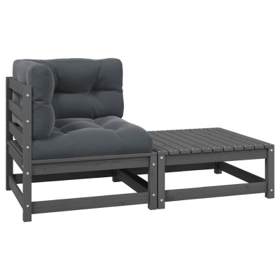 Garden set with cushions, 2...