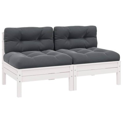 Two-seater garden sofa with...