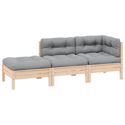 Garden set with gray...