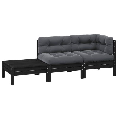 Garden set with cushions, 3...