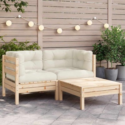 Garden set with cream...