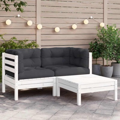 Garden set with cushions, 3...