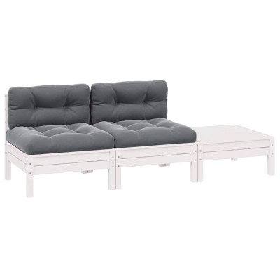 Garden set with cushions, 3...