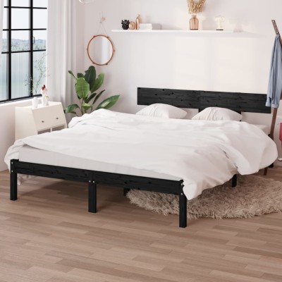 Bed frame, black,...
