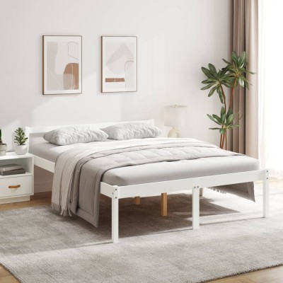 Bed for seniors, white,...