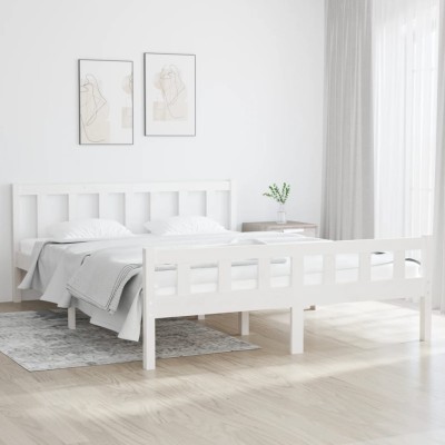Bed frame, white,...