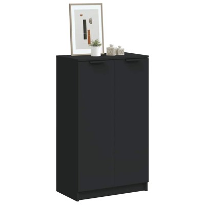 Shoe cabinet, black,...