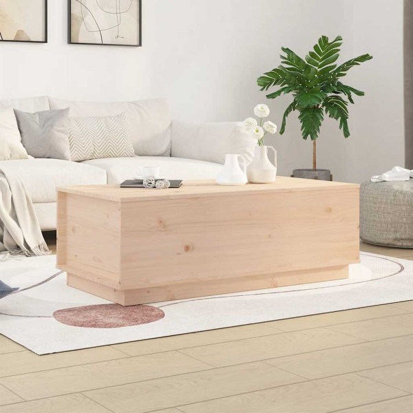 Coffee table, 100x50x35cm, solid pine wood