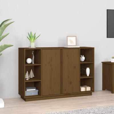 Side cabinet, honey brown,...