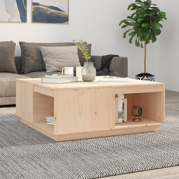 Coffee table, 100x101x40.5cm, solid pine wood