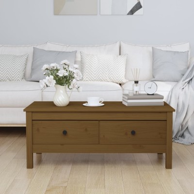 Coffee table, honey brown,...