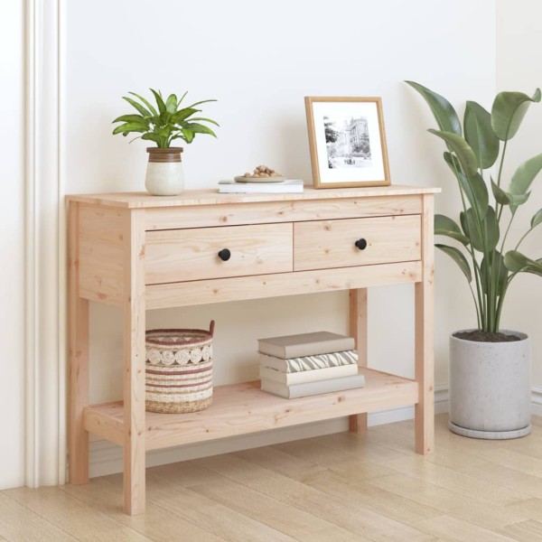 Console table, 100x35x75cm, solid pine wood