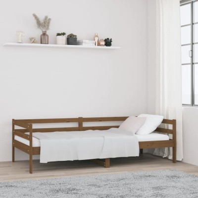 Bed, honey brown color,...