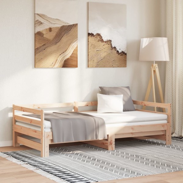 Pull-out bed without mattress, 90x190 cm