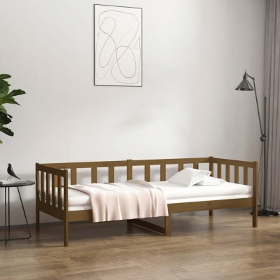 Bed, honey brown color,...