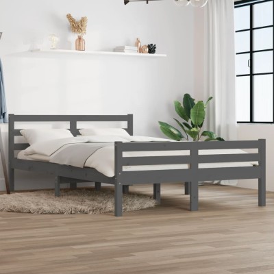 Bed frame, gray, 120x200cm,...