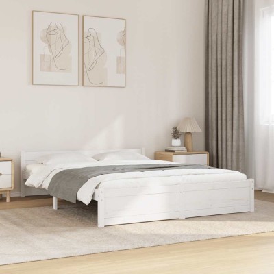 Bed frame, white,...