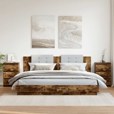 Nightstands, 2 pcs., oak,...