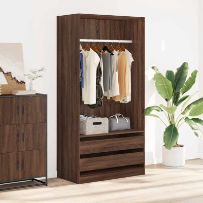 Wardrobe, brown oak,...