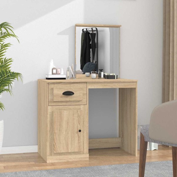 Dressing table, oak, 90x50x132.5cm, treated wood