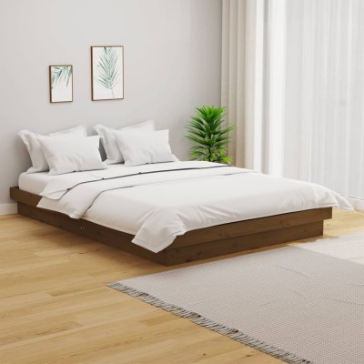 Bed frame, honey brown,...
