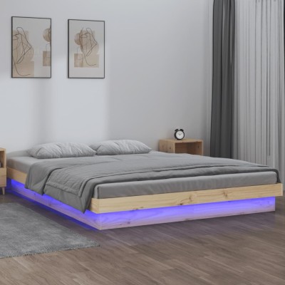 Bed frame with LED,...
