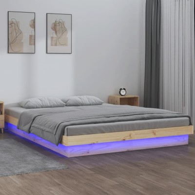 Bed frame with LED,...