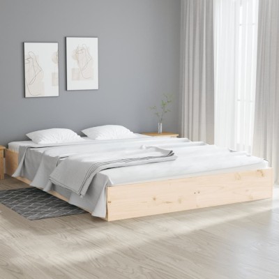Bed frame without mattress,...