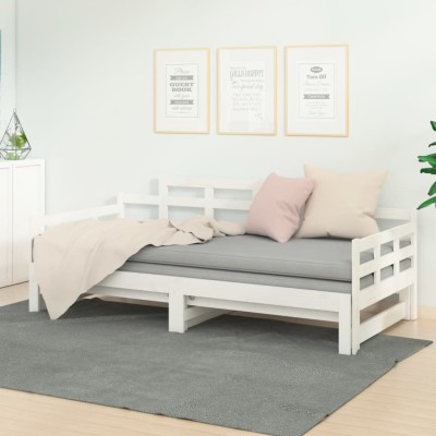 Pull-out bed, white,...