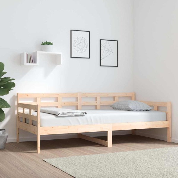 Bed, solid pine wood, 90x190cm