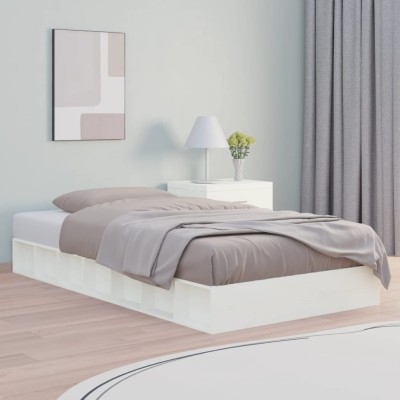 Bed frame, white, 75x190cm,...