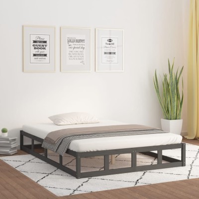 Bed frame, gray, 150x200cm,...