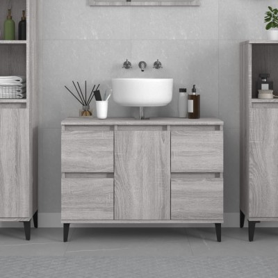 Washbasin cabinet, gray...